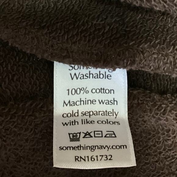 Something Navy Women's Long Sleeve Crew Neck Pullover Sweatshirt Top Size XXS - Picture 5 of 5